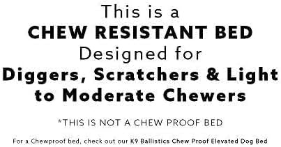 K9 Ballistics Tough Ripstop Dog Crate Pad - Durable & Machine Washable with Non-Skid Bottom and 120-Day Warranty, Fits 42" Wire Crates - Large, Sandstone