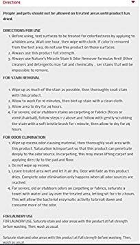 Nature's Miracle Stain and Odor Remover for Dogs, Odor Control Formula, Refill, 1.33 Gal