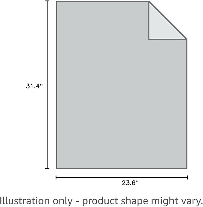 PUMYPOREITY Cooling Dog Mat, Self-Cooling Pad for Dogs & Cats, Blue, Medium, 15.7 x 23.6 x 1.9 inches