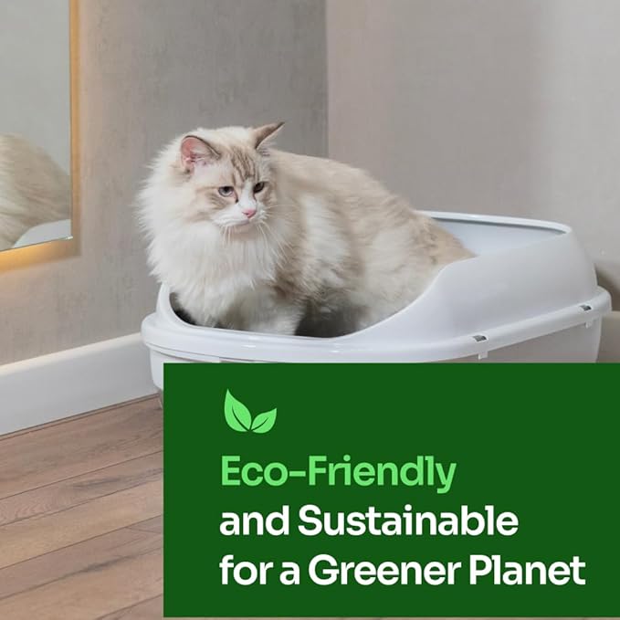 Tofu Cat Litter – Clumping, Flushable, Ultra Absorbent & Fast Drying | 100% Natural, Dust-Free, Low Tracking | Water-Soluble & Eco-Friendly (2.5 lbs x 1 Bag)