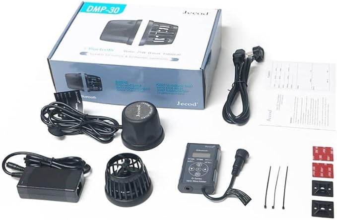 Aquarium Wave Maker Pump (DMP30) – Submersible Powerhead for Saltwater Marine Reef Tanks, Smart Controller & Bluetooth App Control