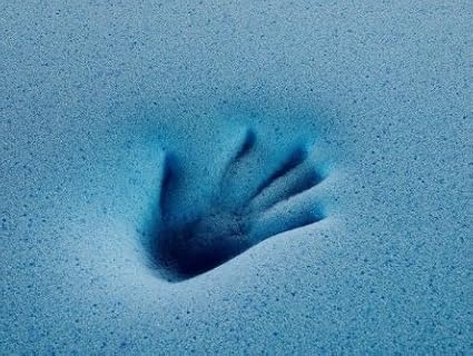 Dogbed4less Orthopedic Small Medium Gel Memory Foam Pet Bed with Washable Denim Cover, Waterproof Liner and Extra External Case 35X20X4 Inch