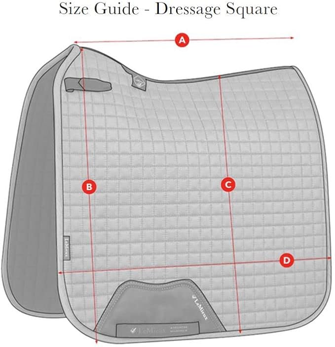 LeMieux Suede Dressage Square - English Saddle Pads for Horses - Equestrian Riding Equipment and Accessories