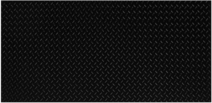 RESILIA Heavy Duty Garage Floor Runner & Protector Mat - Slip Resistant Diamond Plate PVC Mats - Water, Spill, & Stain Resistant, Black (4 feet x 8 feet), Made in The USA