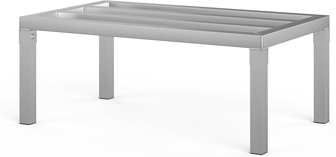 18 in X 30 in. Aquarium Stand | Industrial Style Aluminum Fish Tank Base with Open Frame Design