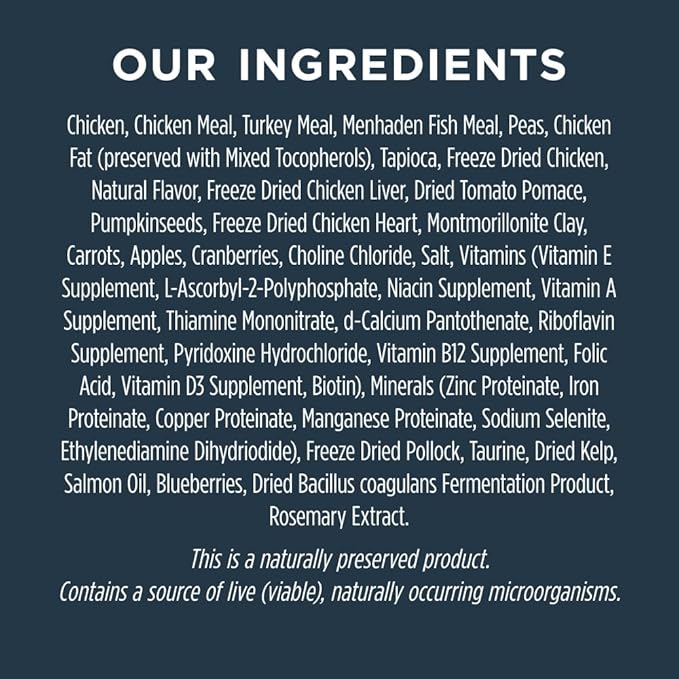 Instinct Raw Boost, Natural Dry Cat Food with Freeze Dried Pieces, High Protein, Grain Free Recipe - Real Chicken, 10 lb. Bag