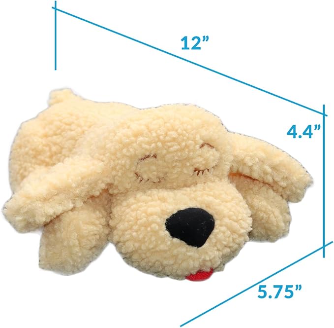 Special Edition Snuggle Puppy Toys - Heartbeat Puppy for Dogs - Pet Anxiety Relief and Calming Aid - Comfort Dog Toys for Behavioral Training in Doodle