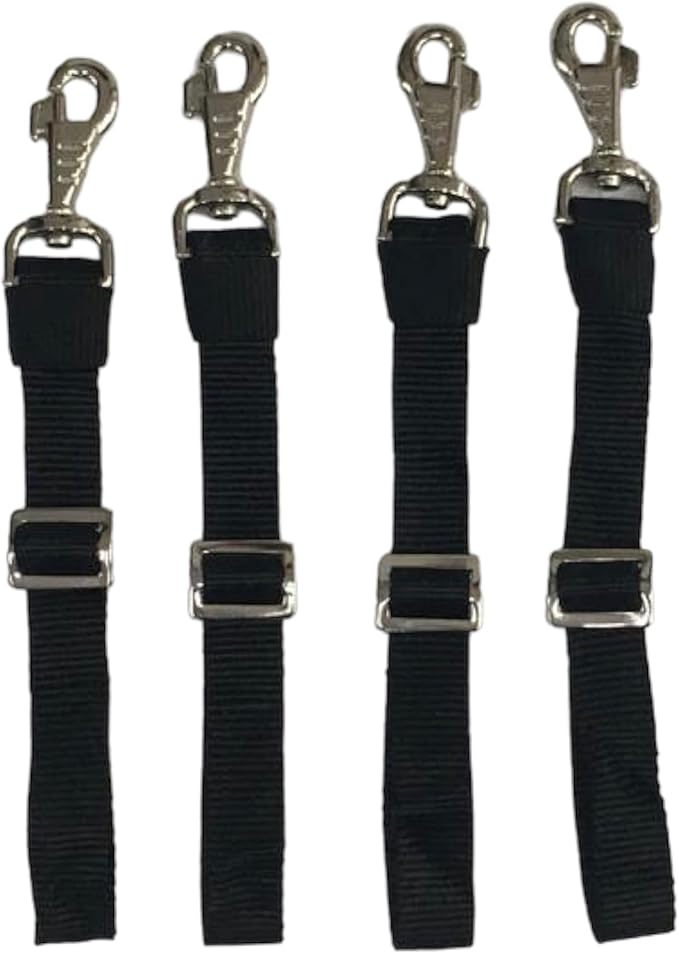 Majestic Ally 1200D 29"x19" Horse Stall Guard with Replaceable and Adjustable Length Straps and Replaceable Hardware (Royal Blue Black)