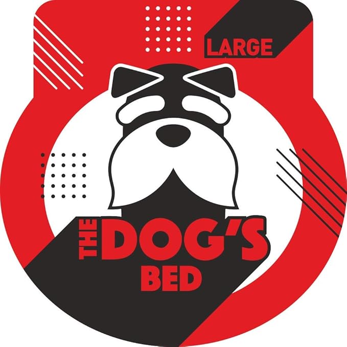 The Dog’s Bed, Large Blue Oxford with Red Trim USA Flag Dog Bed 36x27 Memory Foam, Pain Relief: Arthritis, Post Surgery, Lameness, Supportive, Calming, Waterproof Washable Cover, Veterinary Approved