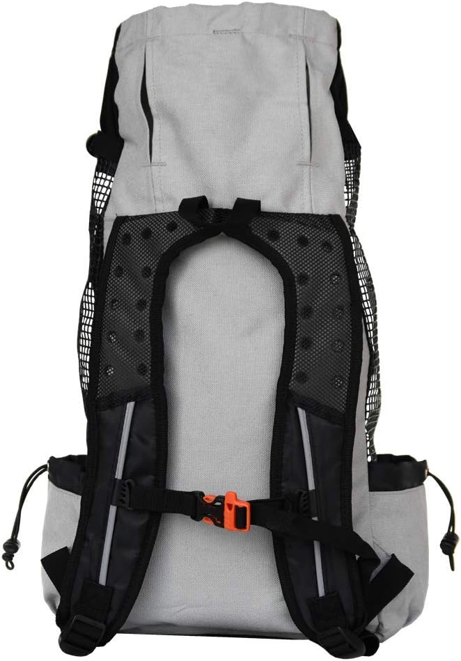 K9 Sport Sack Air 2 - Medium, Light Grey - Ideal for Dogs with 17-19” Back Length - Durable, Breathable Backpack-Style Carrier - Perfect for Walks, Short Hikes & Public Transportation