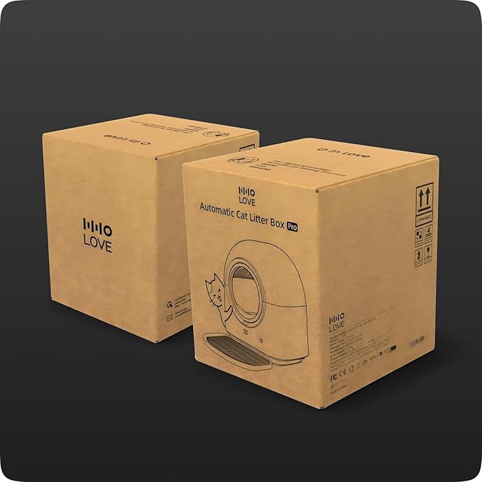 L1 Self-Cleaning Litter Box Automatic Electronic Hands-Free Smart Robot self Cleaning Litter Box - Safe Anti-Pinch,with Deodorizer and Liner and Litter Mat for Multiple Cats