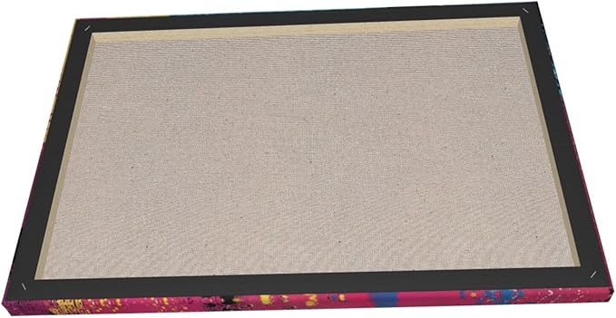 Gym Wall Art Weightlifting Fitness Canvas Wall Decor Barbell Sports Training Pictures Painting Banksy Street Graffiti Print Artwork Framed Decorations Gifts for Sports Lovers Gym Living Room Bedroom 16"x24"