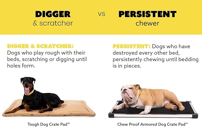 K9 Ballistics Tough Ripstop Dog Crate Pad - Durable & Machine Washable with Non-Skid Bottom and 120-Day Warranty, Fits 30" Wire Crates - Small, Sandstone