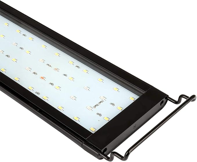 WATER REBIRTH LED Aquarium Light, Full Spectrum Fish Tank Led Light with Aluminum Alloy Shell Extendable Brackets (20"-24")