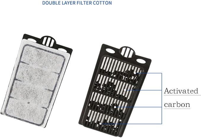 11 Pack Auqarium Filter Replacement Plates, Turtle Tank Filter Cartridges, Activated Carbon Suitable for Low-Water Filter