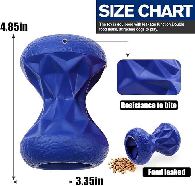 Dog Toys for Aggressive chewers, Indestructible Toy for Small Dogs Interactive Toy Dog chew Toys (Green + Blue)