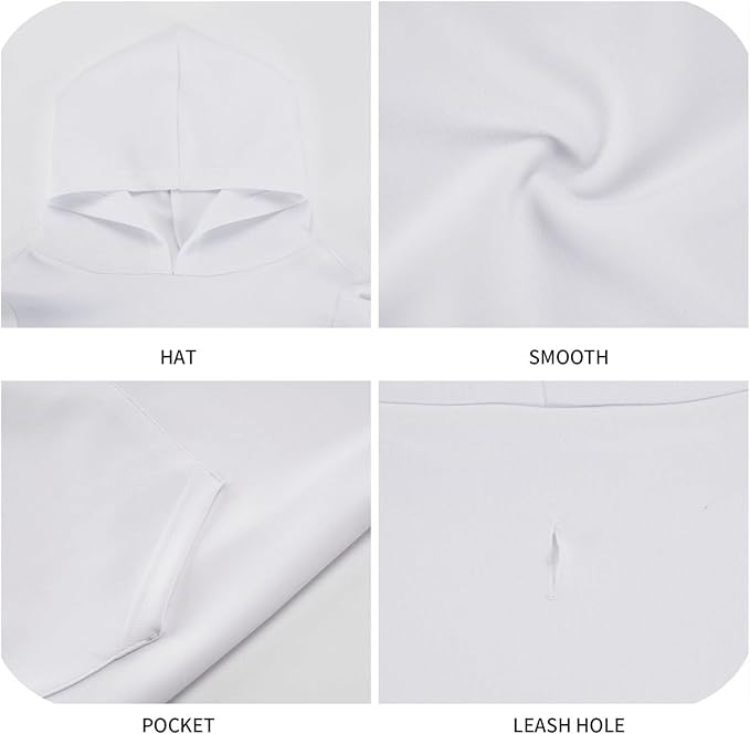 Green Candy Cane Hoodie,Christmas Cosplay Dog Clothes with Pocket and Hat Winter Clothes Sweaters XXX-Large