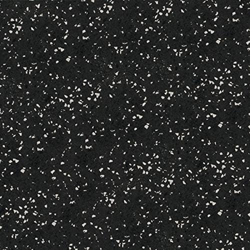 American Floor Mats 1/4in (7mm) Thick 10% Grey 4' x 20' Heavy Duty Rubber Rolls, Protective Exercise Mats, Home Gym Rubber Flooring