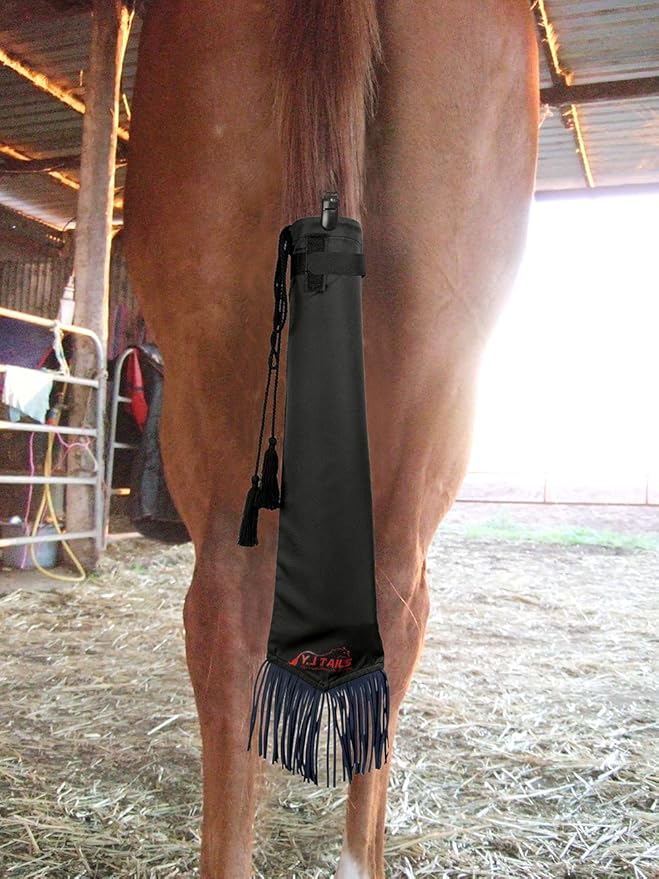 Horse Tail Bag, Solid Black
