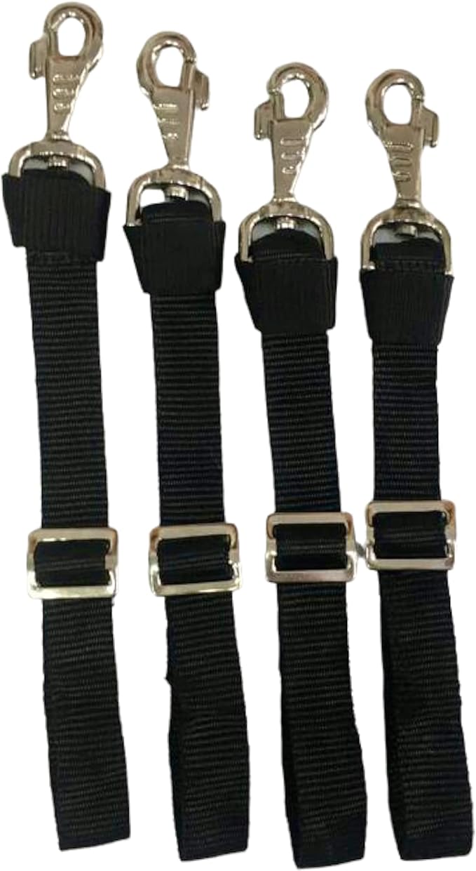 Majestic Ally 1200D 29"x19" Horse Stall Guard with Adjustable Straps and Hardware (Turquoise Black)