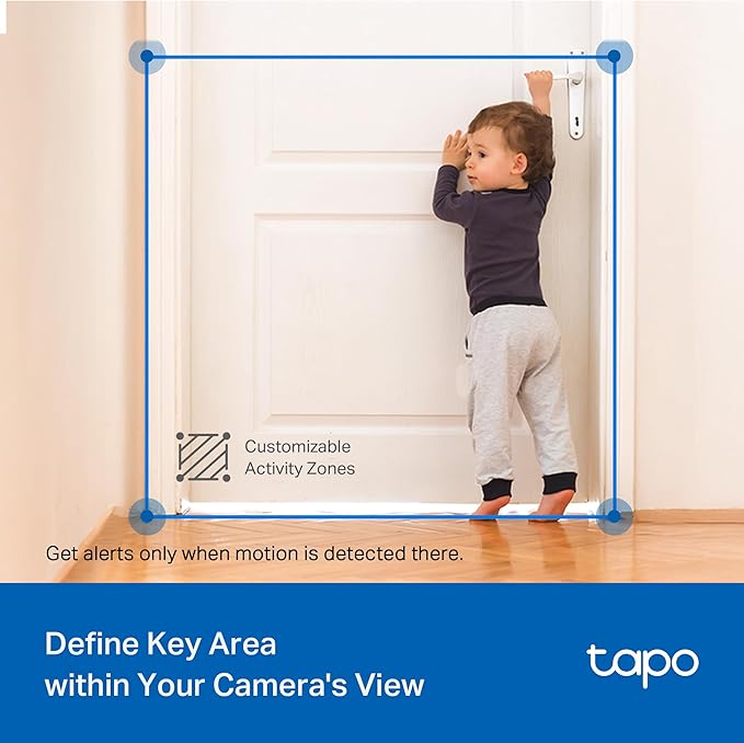 Tapo 2K 3MP Pan/Tilt Indoor/Outdoor Security Camera, Free Person/Baby Cry Detect & Track, 360ยฐ Pan, Color Night Vision, SD/Cloud Storage, Works w/Alexa & Google Home, HybridCam 360, Black (2-Pack)