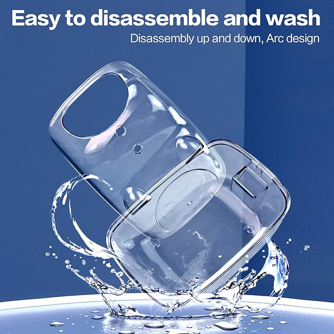 Hamster Bathtub,Hamster Bathroom,Small Animal Habitat Décor,Sand Bath Container Transparent Beds,Hamster Bed,Ice Bathtub,Sleep Pad Nest,Sand Bath Box for Small Pet Animals Cage Accessories(L)