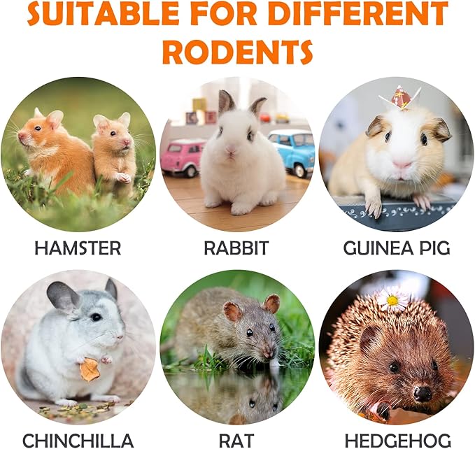 Sofier 28Pcs Timothy Hay Treats Rabbit Toys Bunny Toys Guinea Pig Natural Handmade Treats and Chews for Small Animals Hamster Chinchilla Rat Gerbil