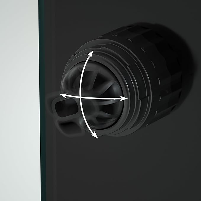 LANDEN 40C 11 Gallon Ultra Clear Glass Rimless Low Iron Aquarium Tank with Rear Filtration Chamber(Return Pump Included) for Salt and Fresh Water,15.8Wx15.8D×15.8H in(40x40x40cm) 6mm Thickness