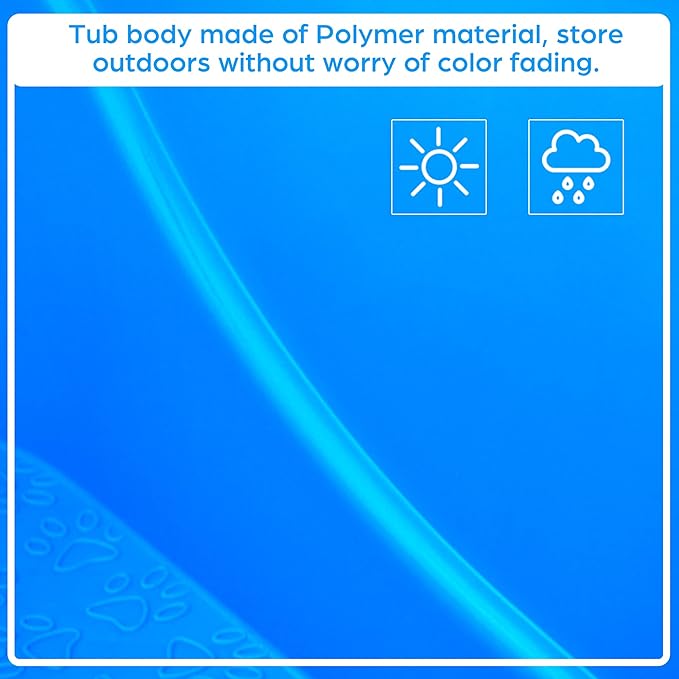 SHELANDY 45" Pet Grooming Bathtub Dog Wash Station | Heavy Duty Bathing Tub (Bathtub Only)