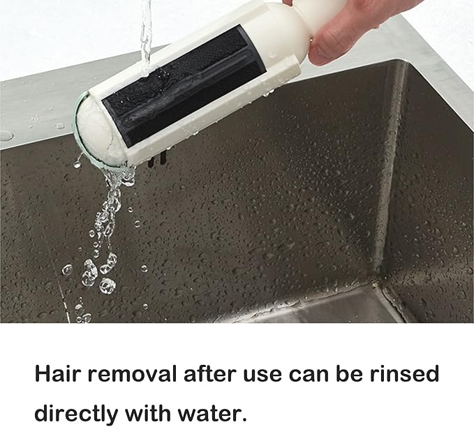 Pet Hair Remover Reusable pet Hair Remover Dog and cat Hair Remover for Sofas, Furniture, Carpets, car Seats with self-Cleaning Base Upgraded Animal Hair Remover Tool (White Green)