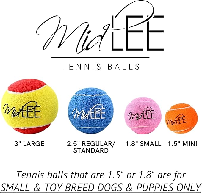 Midlee Orange/Black Dog Halloween Tennis Balls- Set of 6