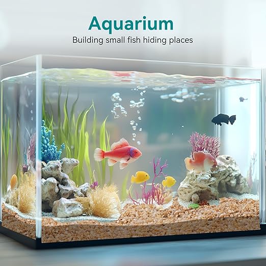 5 lbs Coarse Sand for Plants, 1/5 Inch Horticultural Sand for Vases, Aquariums, Terrarium, Fish Tank, Drainage Rocks for Potted Plants, Bamboo, Succulent, Crafts, Cactus