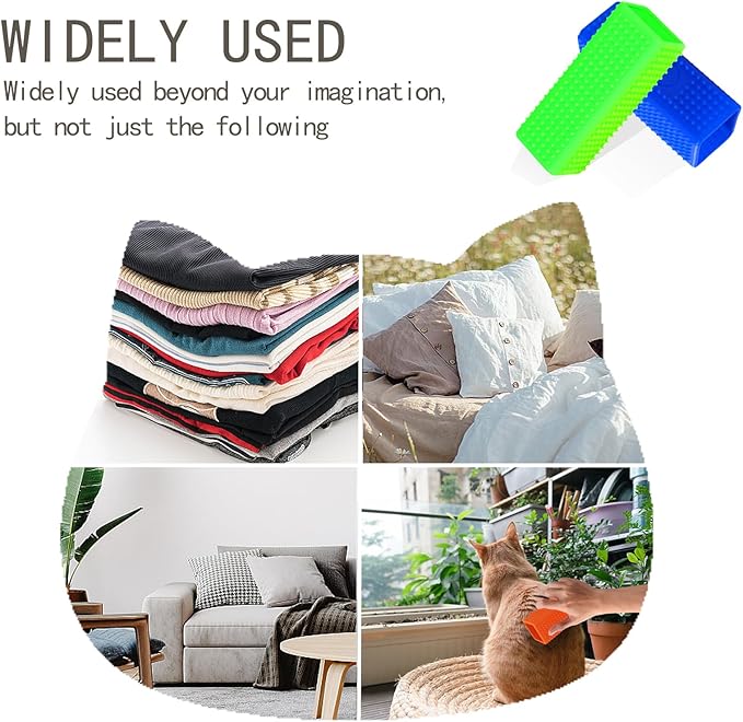 2pcs Pet Dog Cat Hair Remover, Pet Hair Removal Tool, Hollow Cleaner Brush for car,Interior, Furniture, Sofa