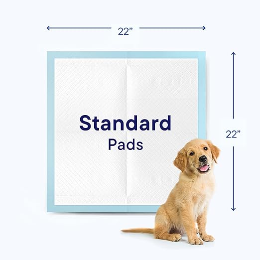Puppy Pads Pet Pee Pads for Dogs & Puppy Training - 100 Count - Potty Pads for Dogs 22" x 22" Leak-Proof Dog Pee Pads - Quick-Dry Surface - Heavy Duty Absorbent Disposable Dog Wee Pad Bulk Pack