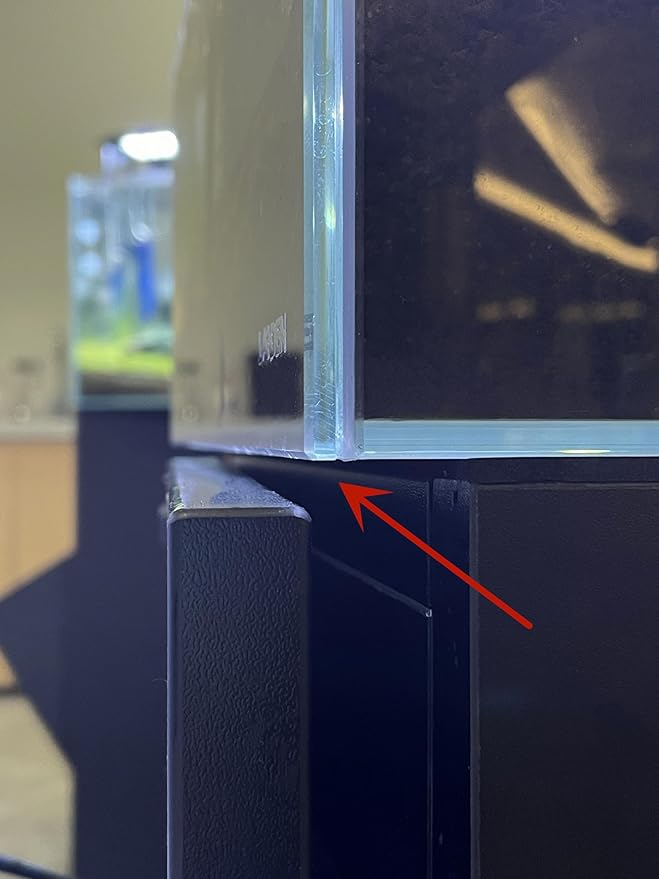 LANDEN Aquarium Wooden Stand and Cabinet for up to 105 Gal Tank, Fish Reptile Sea Salt WaterTank Stand, Nano Foam Leveling Mat Included, W47.2xD23.6xH31.5 in, Wooden Matte Black Painted(Stand Only)