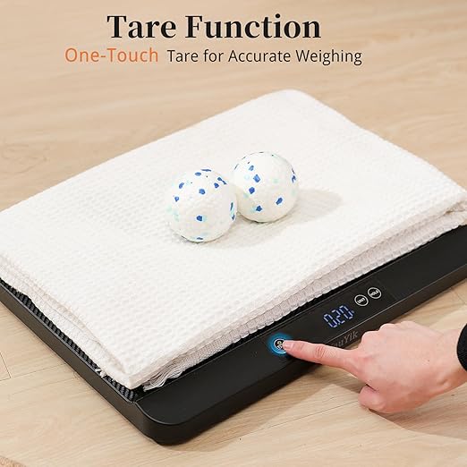 YauYik Digital Pet Scale for Accurate Weighing - Baby Scales for Weighing, Ideal for Small Pets, Puppies, and Cats with Non-Slip Mat - LED Display with Hold Function, Measures Up to 40kg