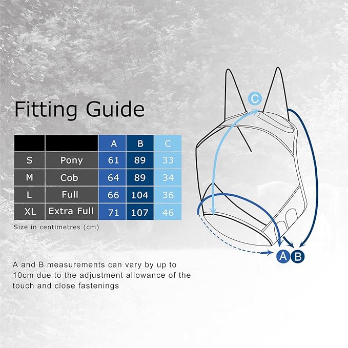 Harrison Howard CareMaster Pro Luminous Horse Fly Mask Standard with Ears UV Protection for Horse Red Full Size