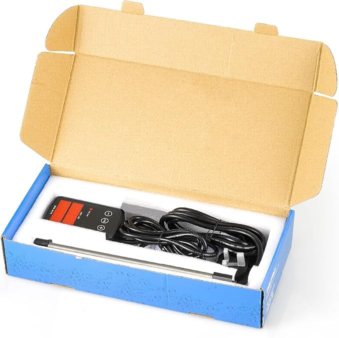 Titanium Aquarium Heater 300W, Submersible Fish Tank Heater with Digital Display Temperature Controller, 0℃-40℃ Adjustable, Fast Heating for 40 ~ 60 Gal Saltwater Freshwater Fish Tank, MX-9016(300W)