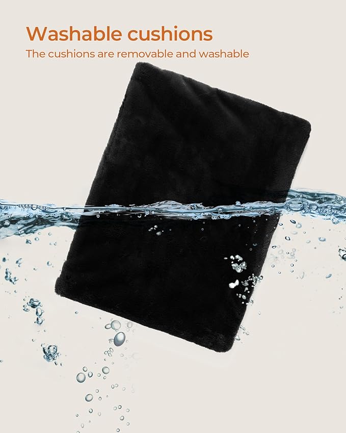 FourFurPets 26.7in Cat Tree Tower Condo, Cat Scratch Posts for Indoor Cats, Big Plate, Three 23.6in Full Sisal Scratching Posts, Black