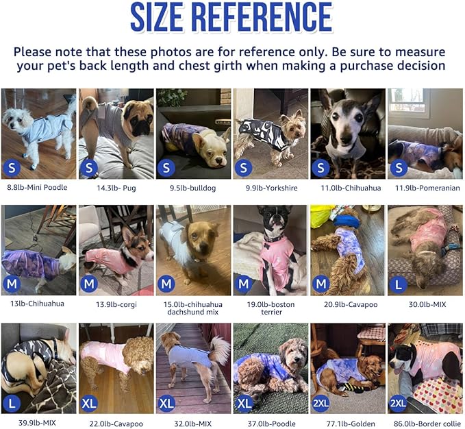 Lukovee Recovery Suit for Dogs, Zipper-On Onesie for Female Male Dog, Abdominal Wounds Cone E-Collar Alternative, Prevent Licking Spay (3XL, Dark Blue)