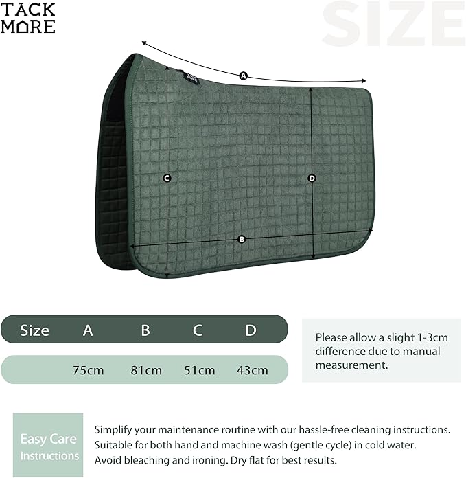 Tackmore Western Saddle Pad Breathable, Shock-Absorbing Saddle Pad