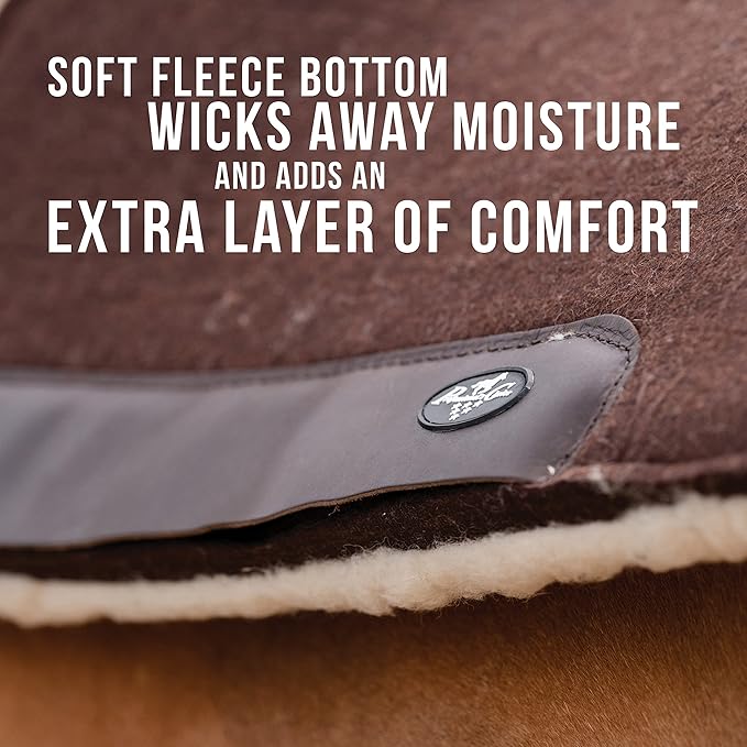 Professional's Choice 100% Steam-Pressed Wool Felt Saddle pad