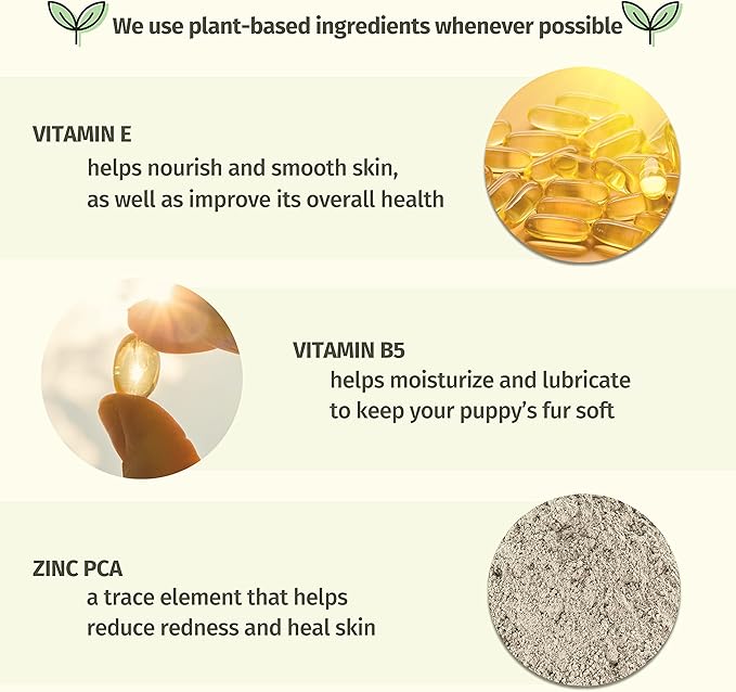 Hempz Petz Dog Shampoo, Creamy Citrus Orange & Red Raspberry Herbal Deodorizing Cleanser, 17 oz.