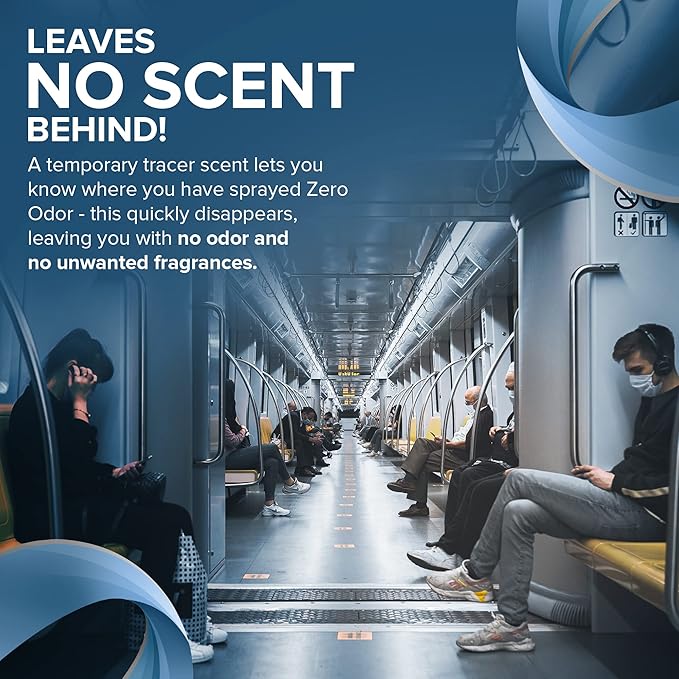 Zero Odor Pro - Commercial Strength Odor Eliminator & Neutralizer, Air Freshener, Room Deodorizer - Strongest Odor Eliminator Trigger Spray, 128oz Refill