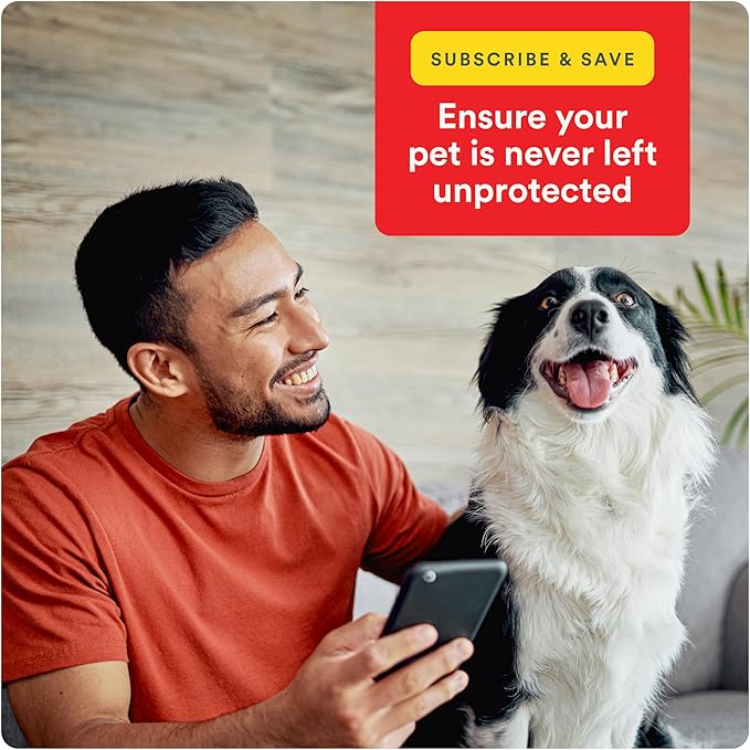 Ultra Flea And Tick Prevention For Dogs - Dog and Puppy Treatment and Control - Mosquito Repellent - XL, Fast Acting Waterproof Topical Drops, 4 Month Supply