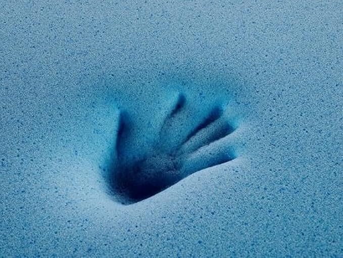 Dogbed4less Luxury XXL Orthopedic Memory Foam Dog Bed for Extra Large Dogs with Durable Waterproof Internal Case, Removable Washable Denim Cover and Bonus Pet Bed Spare Cover, 55X37X4 Inches, Blue