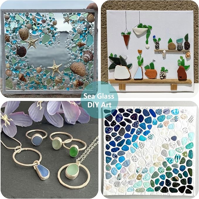 Sea Glass Stones - 0.9LB Yellow Frosted Glass Pebbles Gemstones - Perfect for Aquarium Rocks, Fish Tank Gravel, Vase Fillers, DIY Crafts, and Home Decor