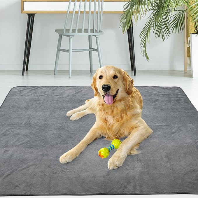 Washable Dog Pee Pads 36x72 2Pack Reusable Whelping Pads, Absorb Dog Mats Non-Slip Puppy Training Pads for Whelping, Potty, Training, Playpen, Crate