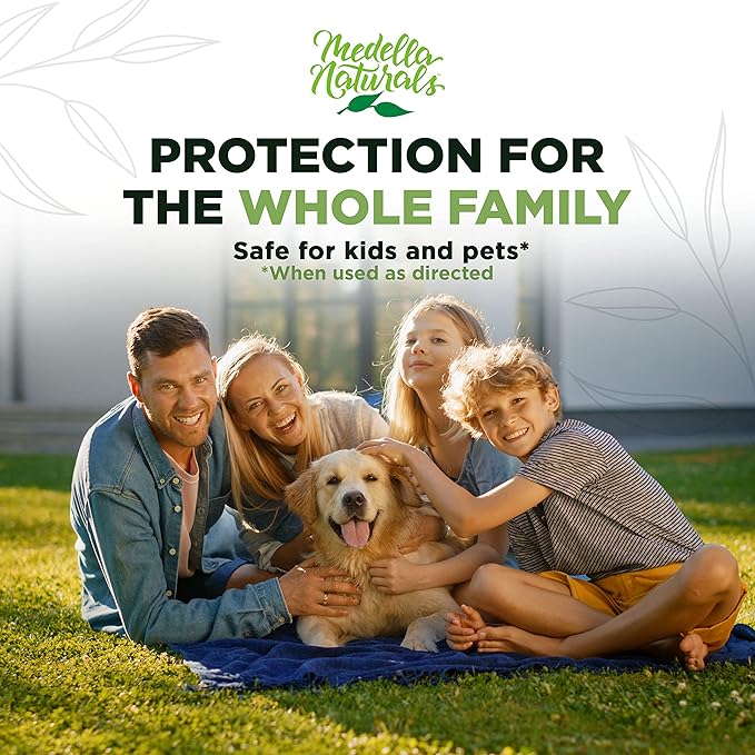 Deet-Free Insect & Mosquito Repellent Pack of 2 (8 oz) – Nice Smelling Insect Repellent with Lemongrass Oil Safe for Pets and Kids – Bug Spray for Mosquitoes, Gnats, Black Flies, and No-See-ums