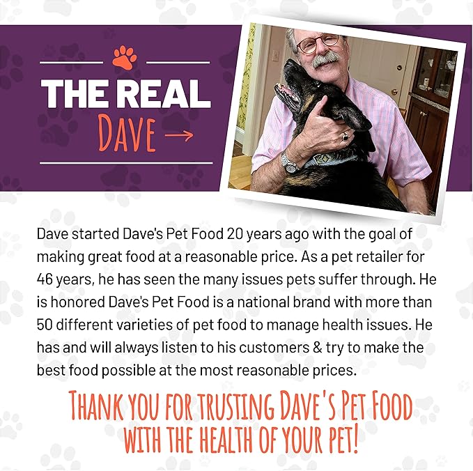 Dave's Pet Food Urinary Tract Cat Food Wet (Chicken Pate in Gravy), Non-Prescription Low Magnesium Restricted Diet Canned Cat Food, Added Vitamins, Vet Recommended, 5.5 oz (24 Pack)